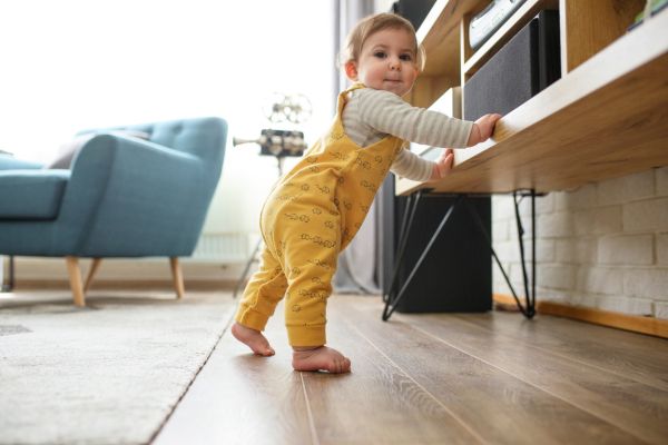 first baby steps age