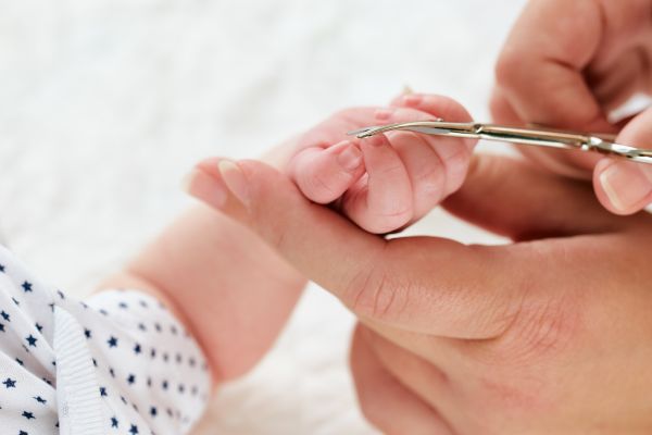how to trim baby nails